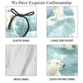 thumbnail image 4 of luoweisi Men's Beach Shorts Quick Dry Swim Trunks with Mesh Lining Polar Bear L, 4 of 5