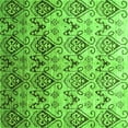 thumbnail image 1 of Ahgly Company Indoor Square Abstract Green Contemporary Area Rugs, 6' Square, 1 of 1