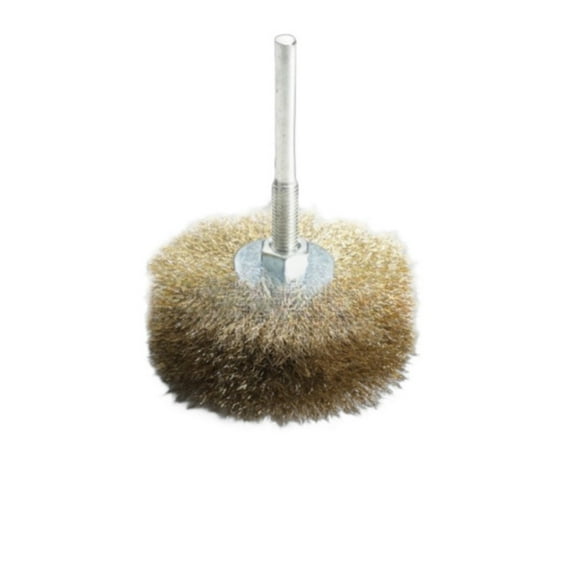 XKHHLH Brass Wire Wheel Brush Kit for Drill,Crimped Cup Brush with Shank, True Brass Wire,Soft Enough to Cleaning or Deburring with Less Scrach