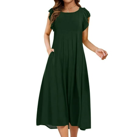 Summer Dresses for Women Plus Size Beach Party  Party Elegant Classy formal Petite Masquerade Birthday Going Out Cocktail Tube Top Dress Short Date Night Little Corset Green L