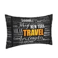 thumbnail image 2 of Bixox Travel Printed Pillow Protector,Super Soft Ideal for Home,Guests,Rentals - 16"x24", 2 of 8