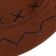 thumbnail image 3 of ColoMX Cereboy atuendo para niños sombrero de vaquero chaleco de borde de vaquero para halloween cosplay accesorios de disfraces occidentales marrón 115-130 m, 3 of 8