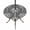 Black, Gray, White, variant on Round Outdoor Tablecloth with Umbrella Hole and Zipper, Blue Palm Tree Tablecloth with Elastic Waterproof, Summer Botanical Tropical Tree Patio Table Covers for 36" - 44" Picnic Pool Tables