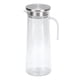 thumbnail image 3 of Botella de jugo transparente de acrílico Ecomeon Jarra de agua fría 1.2L, 3 of 6