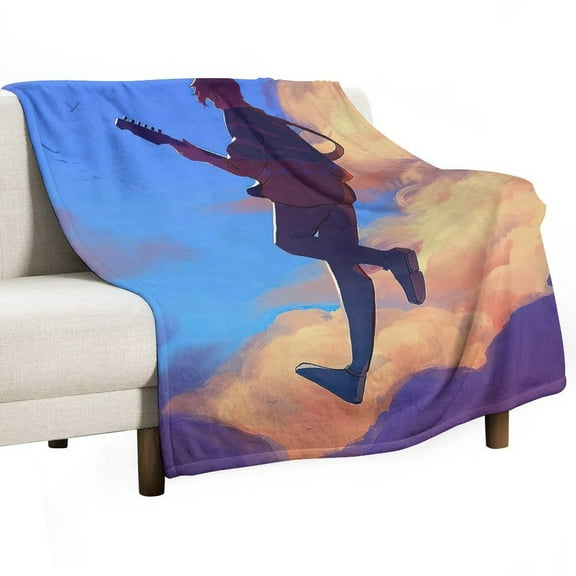 Lovejoy Pebble Brain Luxury Flannel Blanket - Super Soft Anti-Static Plush Warm Blanket for Sofa Bed - Extra Large Cozy Blanket for Men and Women, Home Decor Gift.