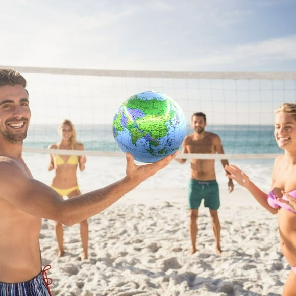 UsRHHA Grande Balle de Plage Jouets d'Eau pour Piscine 35 cm, Grande Balle Gonflable pour Fêtes à la Plage et à la Piscine, Balle d'Activité Aquatique Extérieure pour le Plaisir en Famille