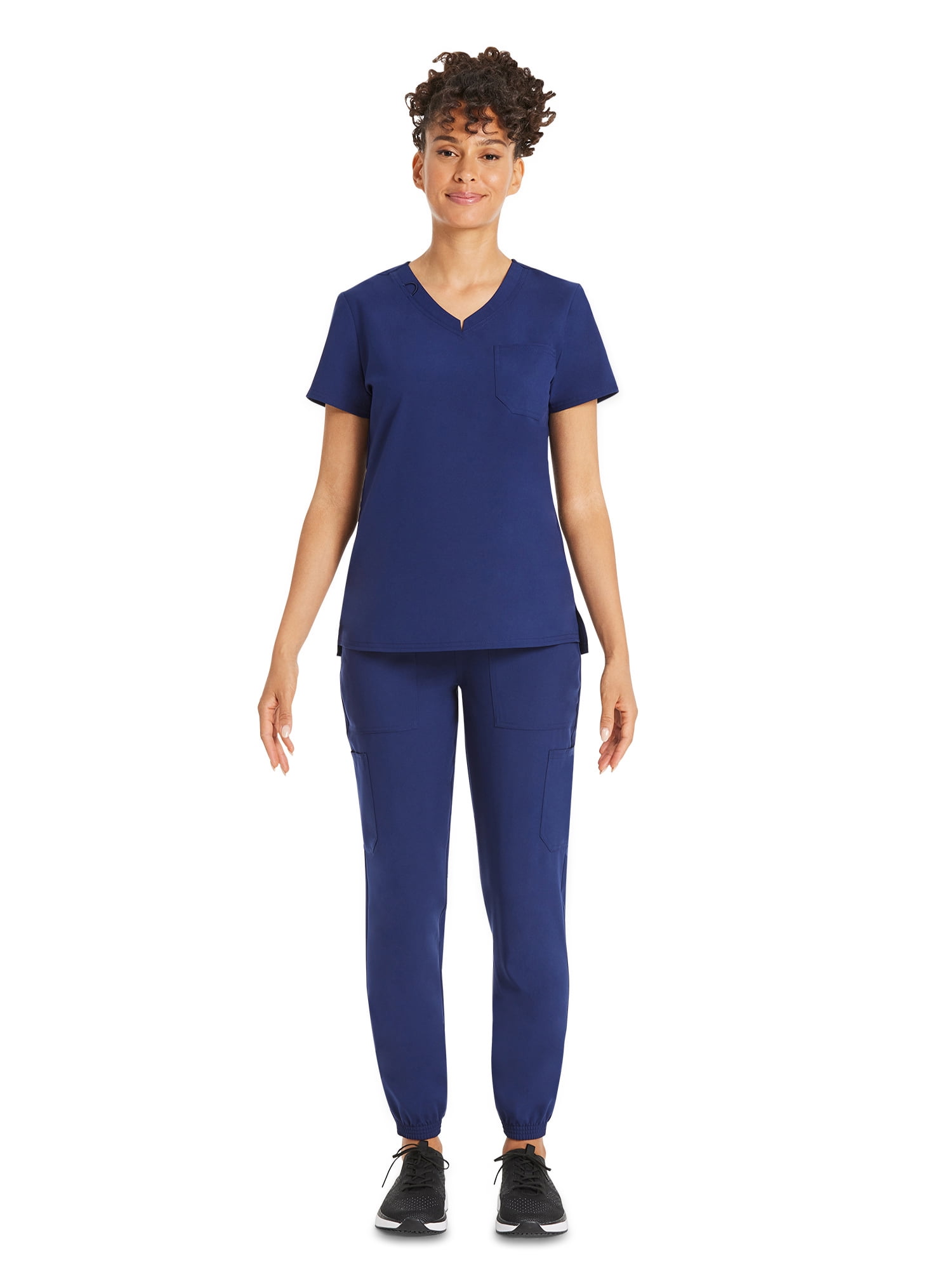 Scrubstar Women's Core Essentials Stretch V-Neck Scrub Top, Sizes XS-3XL