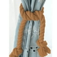 thumbnail image 4 of Visland Natural Cotton Curtain Tiebacks Farmhouse Style Neutral 2 Count, 4 of 7