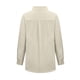 thumbnail image 5 of ICHUANYI Clearance Womens Solid Color Shirt V Neck Loose Blouse Long Sleeve Casual Work Tunic Tops With Pocket(Beige, L) ICHUANYI WER2023081010467, 5 of 5