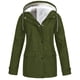 thumbnail image 1 of Mujeres más terciopelo sólido chaquetas al aire libre impermeable con capucha impermeable a prueba de viento Fridja  BV0+68, 1 of 3
