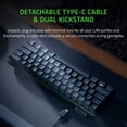 thumbnail image 5 of Teclado para juegos Razer Huntsman Mini 60% con interruptor rojo USB-C, 5 of 5