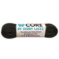 thumbnail image 1 of Derby Laces CORE Cordón encerado estrecho de 6 mm para patines artísticos, patines, botas y zapatos normales (negro 72 pulgadas/183 cm), 1 of 1
