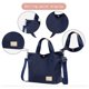 thumbnail image 4 of Bolsa de viaje expandible para mujer | Bolsa ligera para gimnasio y fin de semana con doble correa | Bolsa de nailon impermeable para deportes, escuela y equipaje de mano en avión, 4 of 6