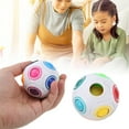 thumbnail image 4 of Cube Rainbow Ball, Rainbow Ball La Artesanía Fina Mejora La Flexibilidad De La Mano Para Los Amigos Que Se Reúnen Para El Entretenimiento Familiar ANGGREK Otros, 4 of 8