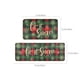 thumbnail image 3 of Fiudx Juego de Tapetes Navideños de Cocina, Antideslizantes y Duraderos, con Elegante Estampado de Copos de Nieve, Ideales para El Hogar, La Oficina, La Entrada y La Decoración Navideña. Juego de 2 P, 3 of 6