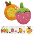 thumbnail image 2 of WORGEOUS Depuradores corporales para bebé, esponja exfoliante para baño, cepillo de fregado de baño con forma de fruta, 2 uds., 2 of 7