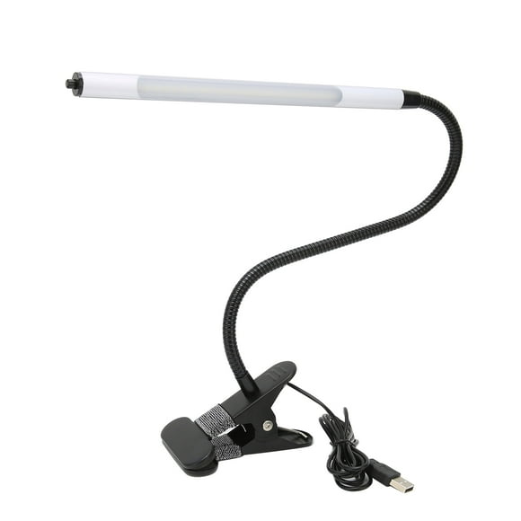 Lámpara De Escritorio LED USB Luz De Escritorio Ajustable Portátil Para Tatuaje/maquillaje De Manicura-Negro