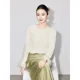 thumbnail image 2 of Elegante blusa de manga larga para mujer en nuevo estilo chino con cuello redondo y capa base de seda para otoño de Zhihe Tang, 2 of 3