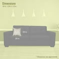 thumbnail image 3 of Majestic Home Goods Pillow 20x20 Athens Sand, 3 of 4