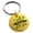 Gold, variant on Stainless Steel I Will Always Love You Engraved Small Medallion Circle Charm Keychain Keyring
