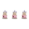 thumbnail image 2 of maskred 1/2/3 Pink Castle Fish Cave Aquarium Ornament Fish Tank Decoration 3PCS, 2 of 6