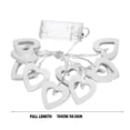 thumbnail image 3 of Valentines Day Heart String Lights,5FT Valentine's Day Decorations Lights Outdoor Waterproof with 10 LED Red Heart Light for Home Fireplace Door Windows Fence Party Valentines Day Decor (Brightness), 3 of 5