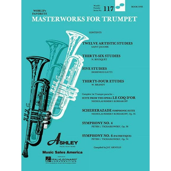 Trumpet: Masterworks for Trumpet Book 1: World's Favorite #117 (Paperback)