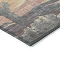 thumbnail image 3 of Addison Rugs Chantille Indoor/Outdoor Transitional Botanical Copper Machine Washable Round Rug, 8' x 8', 3 of 8