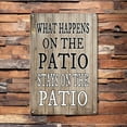 thumbnail image 4 of Funny Metal Tin Sign Patio Porch Signs Patio Decorations Outdoor Clearance Backyard Bar Pool Wall Decor, 4 of 4