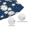 thumbnail image 3 of Yiaed Daisies Flowers Print Brushed Microfiber Envelope Pillowcases, Standard,Envelope Closure Pillow Cases(No pillow core)-16"x24", 3 of 6