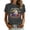 Grey-5, variant on WJJIAO Women's 250th Anniversary Print Shirt Bald Eagle and USA Flag 250 anniversary usa flag Patriotic Tshirt
