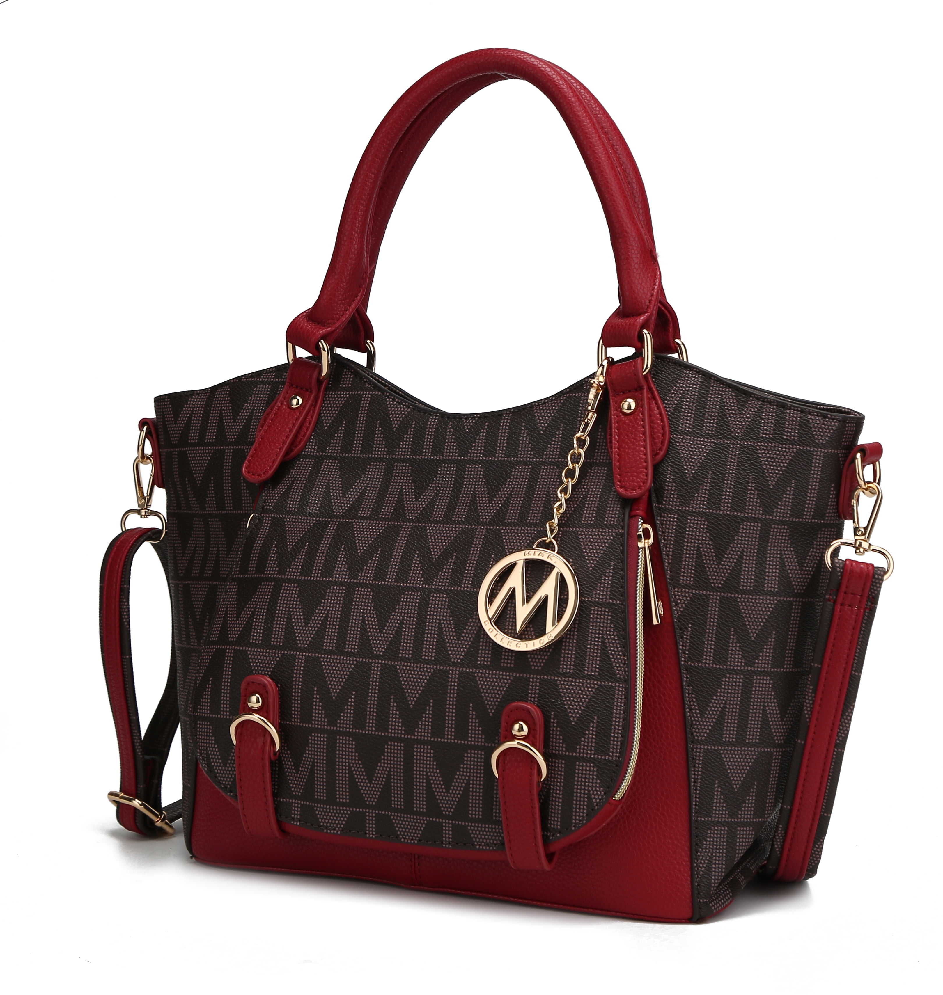 Mkf Mkf Collection Fula Signature Satchel Bag By Mia K Red | Free ...