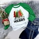 thumbnail image 3 of Camisas Navideñas Para Mujer, Camisetas de Manga Larga, Regalo de Temporada Navideña, Blusa Con Costuras A Juego Para Mujer Odeerbi  ODB205557, 3 of 7