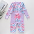 thumbnail image 2 of Girls Swimsuits Style Ruffled Sun Princesses Kids Beachwear, 2 of 4