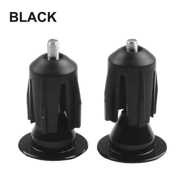 2PCS Handlebar End Plugs Expander Mountain Road Bike Aluminum Grips Cap
