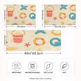 thumbnail image 2 of Yayeee Pillowcase Standard Size Set of 2 Satin Wrinkle Resistant Pillow Case, Beach Pattern, 2 of 7