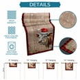 thumbnail image 7 of Table Runners 72 Inches Long Dress Scarves, Red Christmas Farmhouse Kitchen/Dining Table Runner, Coffee Tablerunners, Cow Snowflake Red Plaid Farmhouse Wooden Winter 13x72 Inch, 7 of 7