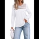 thumbnail image 2 of Blusas de Larga para Mujer, Blusas Elegantes e Informales, Camisetas de Encaje para Negocios, Moda de Otoño 2025. M, 2 of 7