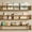 Walnut Brown, variant on Upgraded Thick Floating Shelves, Solid Wood Bookshelf for Wall, Floating Book Shelves Use as Wall Shelves for Bedroom, Living Room, Kitchen, Books, Spice Rack & Decor – Dark Walnut Brown