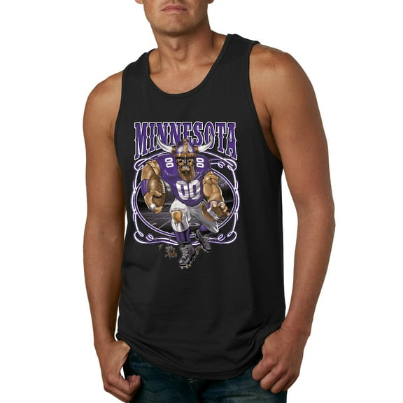 Wild Bobby, Minnesota Fans | MIN Fantasy Football ,Sports, Men Graphic Tank Top, Black, Small