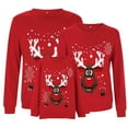 thumbnail image 3 of Clearance 2024!Family Matching Christmas Sweater Teen Boys Girls 3D Print Cartoon Polka Dot Sweatshirt Tops Sweatshirt, 3 of 5
