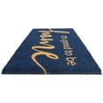 thumbnail image 4 of Mainstays Coir Navy Good To Be Home Doormat 18"x30", 4 of 5
