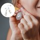 thumbnail image 5 of 12 piezas Respaldos para Aretes, Kit de Reemplazo de Respaldos de Aretes de Silicona Clara para Asegurar Aretes para Studs y Aretes Caídos para Mujeres y Hombres, Claro, 5 of 7