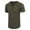Army Green, variant on Men's Summer Casual Slim Fit Round Neck Waffle Henry Shirt Solid Color Comfortable Short Sleeve Button Sale T Shirt Army Green M
