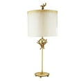 thumbnail image 3 of Lucas McKearn Trellis Metal Table Lamp with Gold and Silver Accents in Putty, 3 of 3
