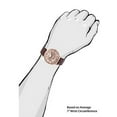 thumbnail image 4 of Invicta Men's 19542 Slim Rose Gold Dial Brown Leather Strap Watch, 4 of 4