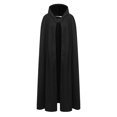 thumbnail image 1 of Fortune Women Long Cape Winter Warm Hooded Cloak Windproof Overcoat Poncho Cardigan, 1 of 5