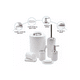 thumbnail image 3 of Juego De Accesorios De Baño De 6 Piezas Elegante Y Simple Blanco, 3 of 4