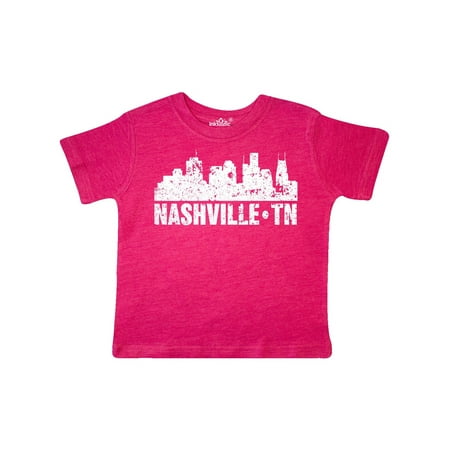 

Inktastic Nashville Skyline Grunge Gift Toddler Boy or Toddler Girl T-Shirt