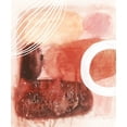 thumbnail image 2 of Borges, Victoria 15x17 Black Ornate Wood Framed with Double Matting Museum Art Print Titled - Peach Pit I, 2 of 4